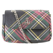 vivienne-westwood-chelsea-tartan-small-chain-purse-bag---blackredyellow-34390698