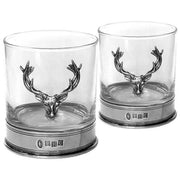 english-pewter-company-11oz-double-stag-tumbler-set---silverclear-34391589