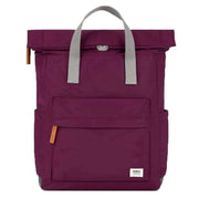 roka-canfield-b-medium-recycled-nylon-backpack---royal-burgundy-34460657