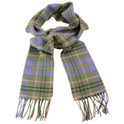 Ingles Buchan Taylor Lambswool Scarf - Green/Purple/Pink