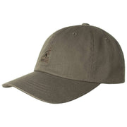 Kangol Washed Baseball Cap - Smog Brown