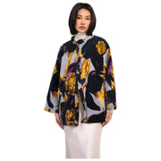Powder Hellebore Velvet Jacket - Blue