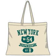 Superdry & Co Tote Bag - Natural Brown/Green