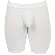 Obviously EliteMan Boxer Brief 9inch Leg - White
