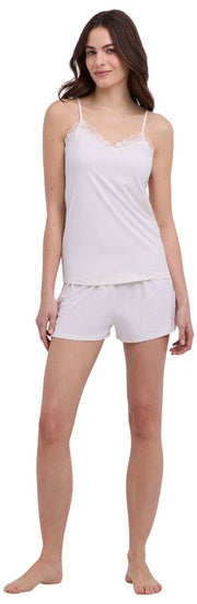 Falke Delicate Touch Chemise Top - Ivory