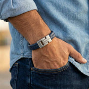 steel-barnett-harrison-thick-braided-leather-bracelet---jeans-blue-35896659