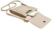 Alice Wheeler London Mini Bloomsbury Crossbody Bag - Stone Beige