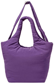 Roka Oxford Medium Taslon Shoulder Bag - Gothic Grape Purple