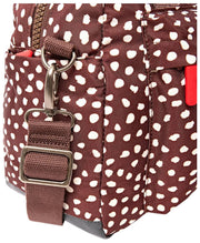 Roka Gatwick Small Recycled Canvas Duffle Bag - Brown Dot