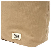 Roka Hoxton Large Cotton Canvas Shoulder Bag - Safari Beige