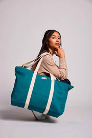 Hindbag Jean Weekend Bag - Peacock Blue