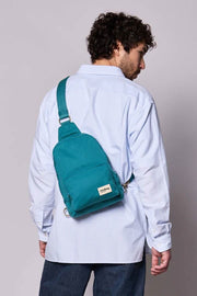 Hindbag Felix Sling Bag - Peacock Blue