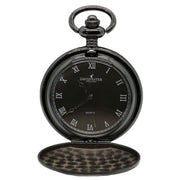 David Aster Full Hunter Pocket Watch - Black