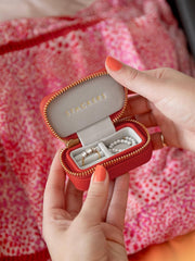 Stackers Petite Zipped Travel Jewellery Box - Red