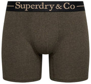 Superdry & Co Triple Pack Trunks - Brown Marl/Brown Grit/Tan Marl
