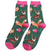 miss-sparrow-london-woodland-animals-bamboo-socks---dark-green-34596413