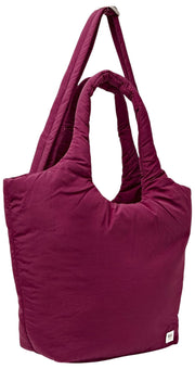 Roka Oxford Medium Taslon Shoulder Bag - Merlot Red