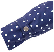 Roka Waterloo Recycled Nylon Umbrella - Navy Polka Dot
