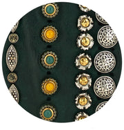 Campomaggi Forte Dei Marmi Rhinestone Purse - Green Bottle