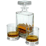 english-pewter-company-650ml-monaco-rectangular-decanter---clearsilver-34465995
