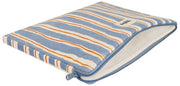 Hindbag Ava Small 13inch Laptop Case - Orange/Blue Stripes