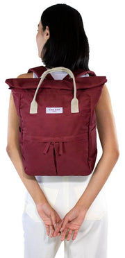 Kind Bag London Hackney Medium Backpack - Burgundy