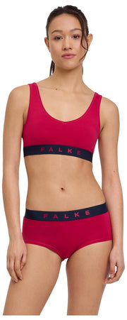 Falke Daily Comfort Print 2-Pack Bustier Bralette - Red/Black