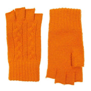 dents-fingerless-cable-knit-gloves---pumpkin-orange-34477690
