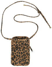 Hindbag Bill Phone Bag - Leopard Cinnamon Brown