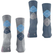burlington-everyday-argyle-2-pack-socks---arctic-mel-grey-34597978
