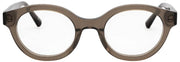 MessyWeekend Frost Blue Light Reading Glasses - Clear/Olive Green