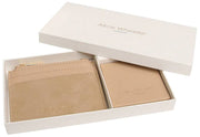 Alice Wheeler London Veronica Coin Purse and Compact Mirror Gift Set - Sand Beige