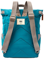 Roka Canfield B Medium Recycled Nylon Backpack - North Sea Blue