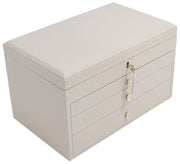 Stackers Large Luxury Jewellery Box - Oatmeal Cream