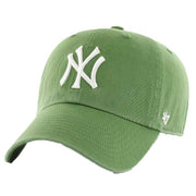 47 Brand Clean Up MLB New York Yankees Cap - Fatigue Green/White