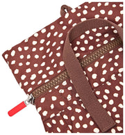 Roka Canfield B Small Recycled Canvas Backpack - Brown Spot