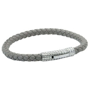 david-van-hagen-ribbed-clasp-leather-bracelet---taupe-grey-34515609
