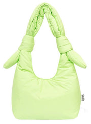 Lefrik Biwa Puffy Mini Shoulder Bag - Lime Green