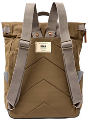 Roka Canfield B Medium Recycled Nylon Backpack - Army Green