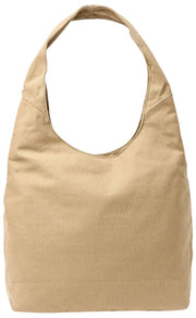 Roka Hoxton Large Cotton Canvas Shoulder Bag - Safari Beige