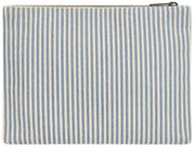 Hindbag Ema Medium Zipped Pouch - Blue Stripes