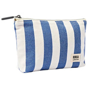 roka-maida-vale-small-cotton-canvas-pouch---denim-blue-stripewhite-35904229