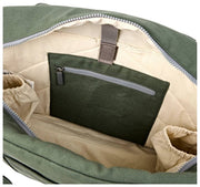 Roka Somerset Large Cotton Canvas Baby Bag - Willow Green