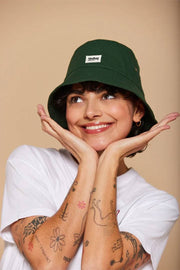 Hindbag Bob Bucket Hat - Forest Green