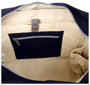 Roka Sloane Medium Cotton Canvas Tote Bag - Navy Blue