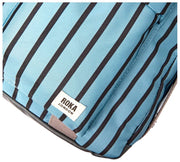 Roka Gatwick Small Recycled Canvas Duffle Bag - Blue Stripe