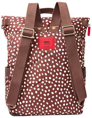 Roka Canfield B Medium Recycled Canvas Backpack - Brown Spot