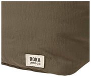 Roka Oxford Medium Taslon Shoulder Bag - Basil Brown
