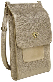 Alice Wheeler London Mini Bloomsbury Crossbody Bag - Bronze