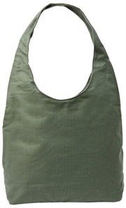 Roka Hoxton Large Cotton Canvas Shoulder Bag - Willow Green